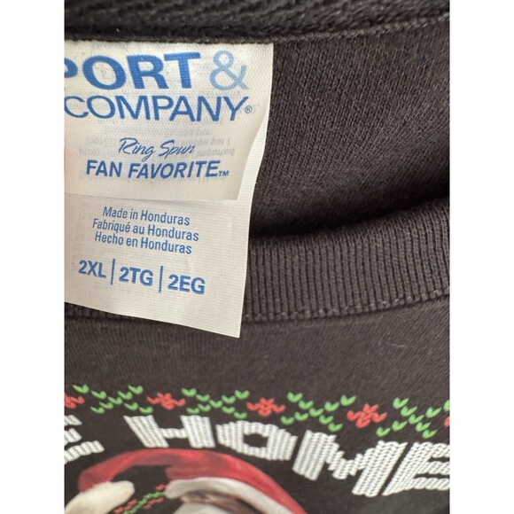 I'll Be Home For Christmas Santa Funny Trump Xmas Unisex Crewneck Sweatshirt 2XL - Picture 7 of 9